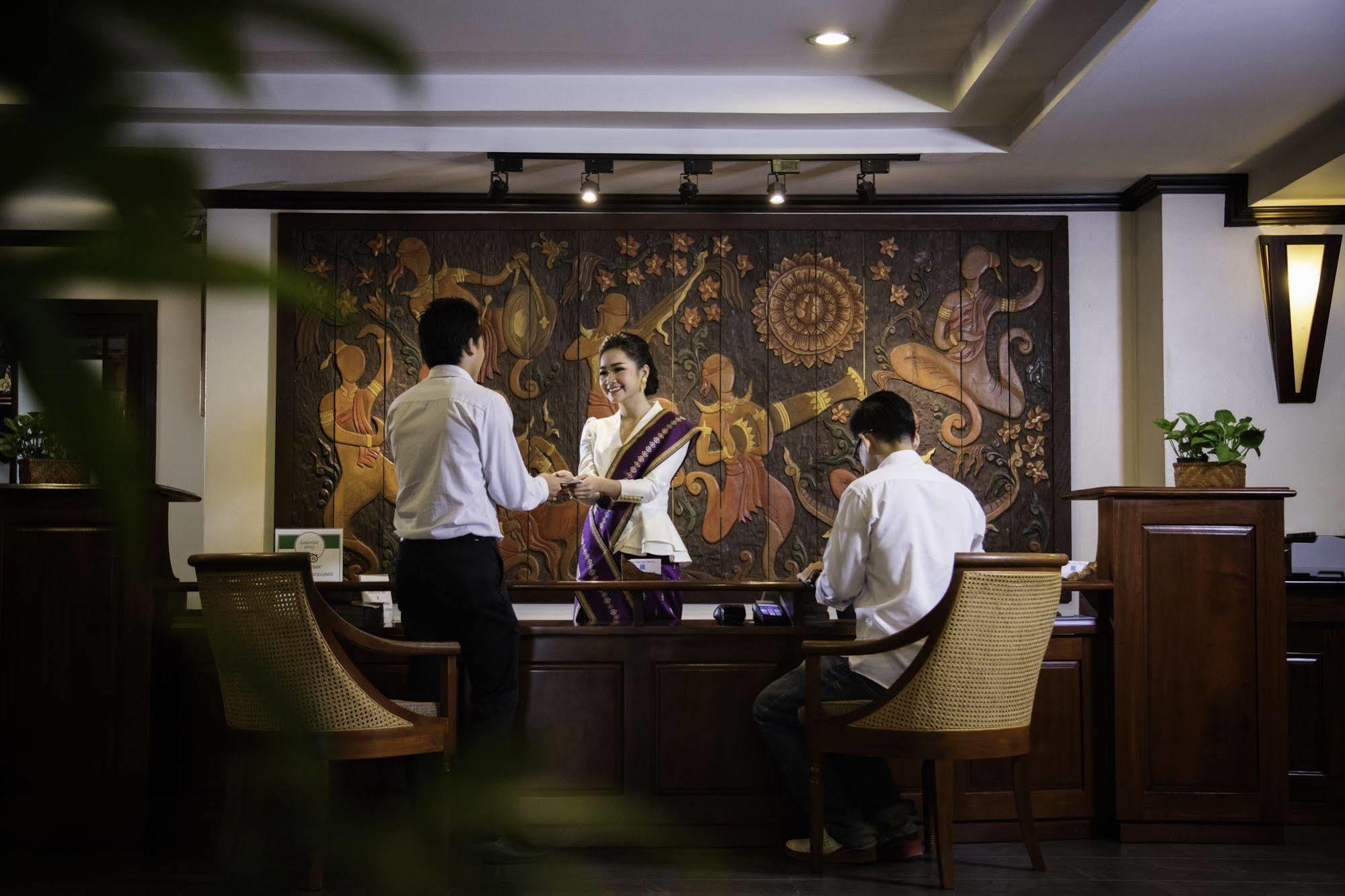 老挝兰花酒店 万象 外观 照片